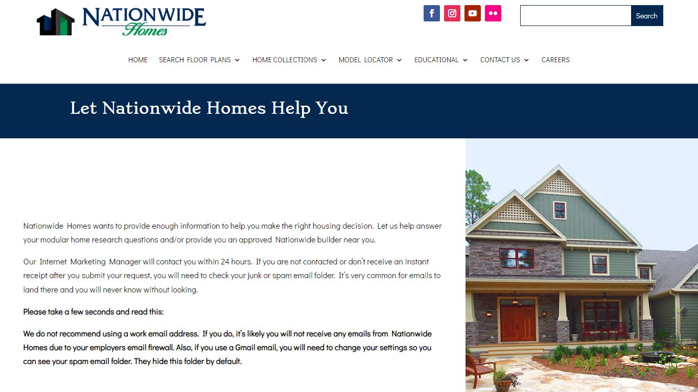 Contact Us - Nationwide Homes